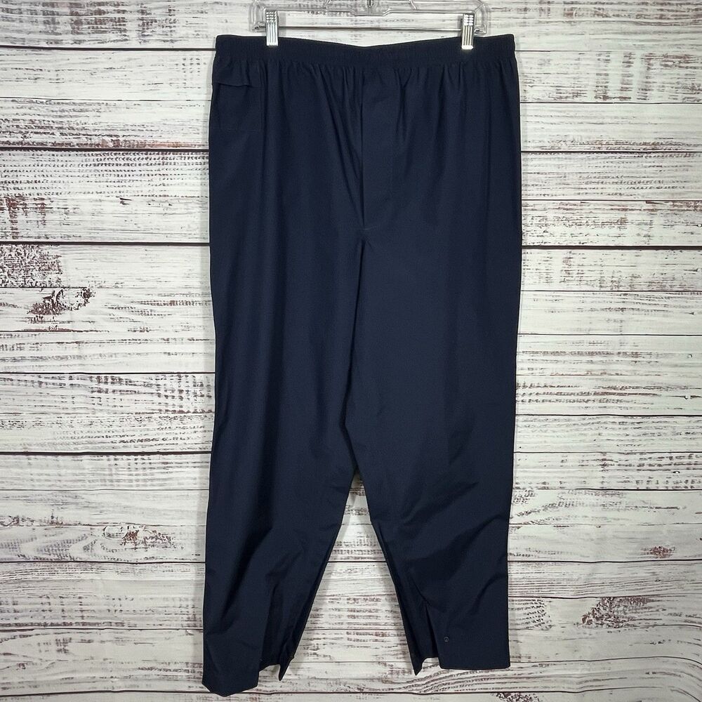 Zero Restriction Gore Tex Pants Mens L Blue Featherweight Rain Golf Waterproof
